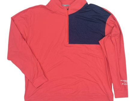 Athletic Top Ls Collar By Saucony In Blue & Pink, Size:Xl Hot on Sale