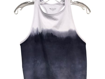 Athletic Tank Top By Athleta In Blue & White, Size:S Sale