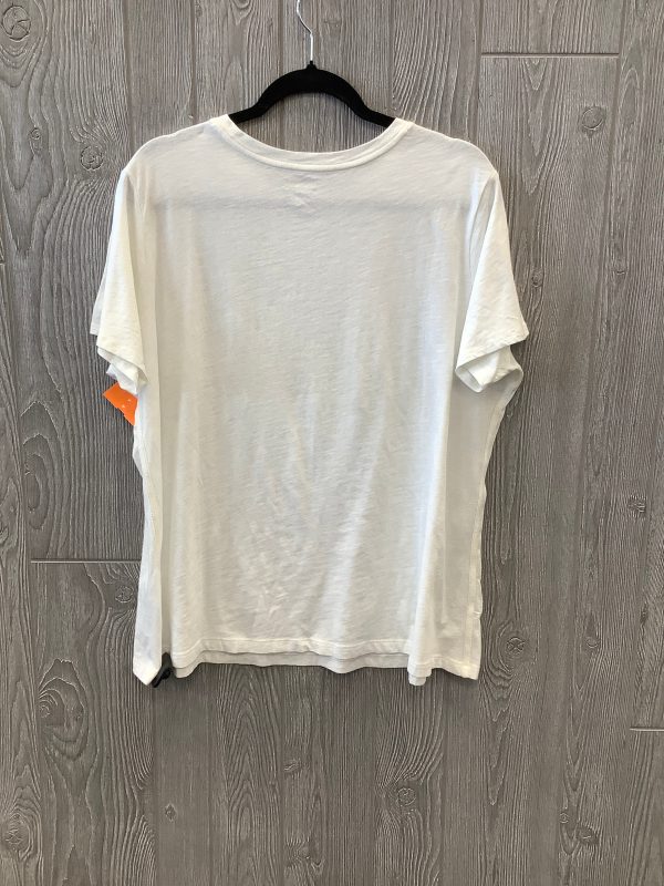 Athletic Top Short Sleeve By Athletica In White, Size: 2x For Sale