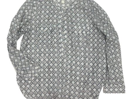 Top Ls By Loft In Blue & White, Size:L For Sale