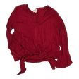 Blouse Ls By Entro In Red, Size:M Online