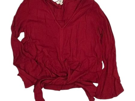 Blouse Ls By Entro In Red, Size:M Online