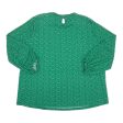 Top Ls By Adrianna Papell In Green, Size:L For Cheap