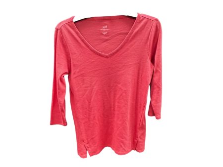 Top Long Sleeve Basic By J. Jill In Coral, Size: Xs Online now