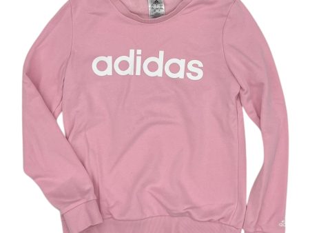 Athletic Sweatshirt Crewneck By Adidas In Pink, Size:S Online