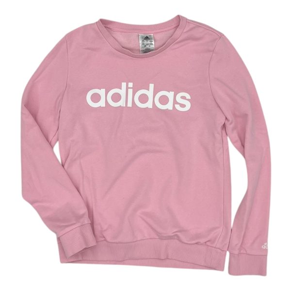 Athletic Sweatshirt Crewneck By Adidas In Pink, Size:S Online