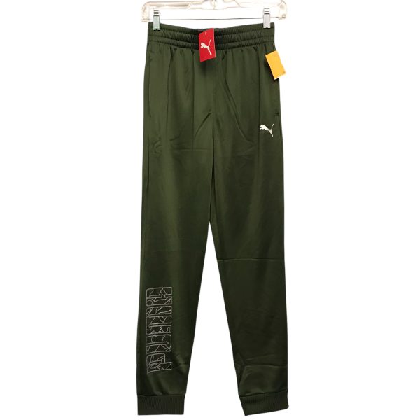 Athletic Pants By Puma In Green, Size:L Cheap