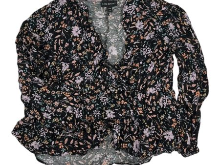 Top Ls By Lane Bryant In Black, Size:4X For Cheap