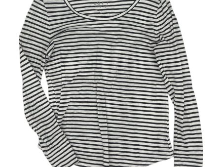 Top Ls By Loft In Black & White, Size:S Cheap