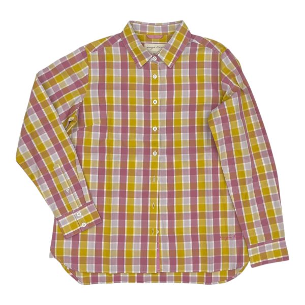 Top Ls By Clothes Mentor In Plaid Pattern, Size:L Online now