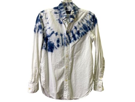 Top Ls Basic By Ralph Lauren Blue Label In Blue, Size:Xs Hot on Sale