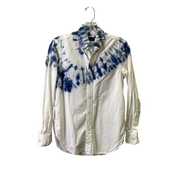 Top Ls Basic By Ralph Lauren Blue Label In Blue, Size:Xs Hot on Sale