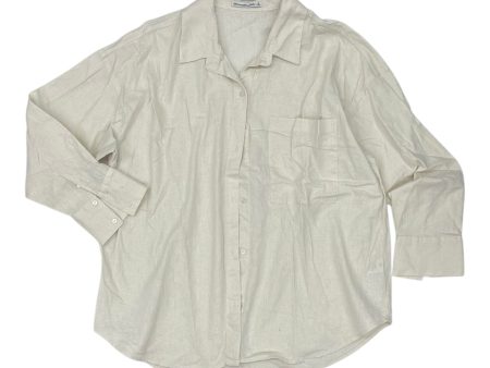 Top Ls By Abercrombie And Fitch In Cream, Size:Xl Discount