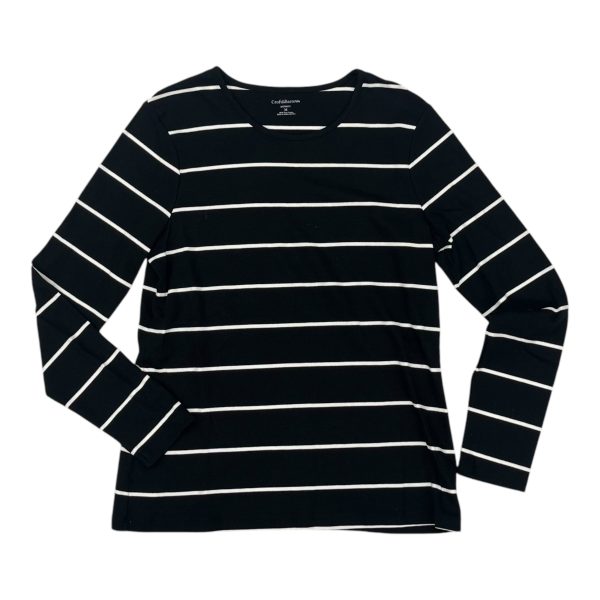 Top Ls By Croft And Barrow In Black & White, Size:M For Cheap