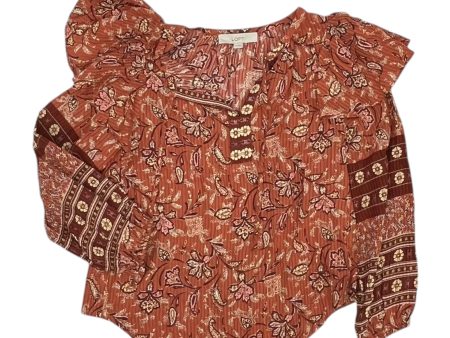 Top Ls By Loft In Orange, Size:Xs Hot on Sale