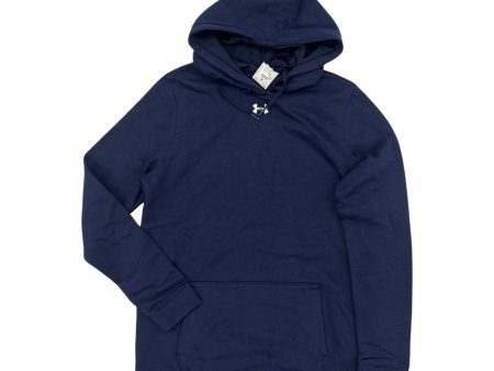 Athletic Sweatshirt Hoodie By Under Armour In Blue, Size:L Online