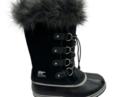 Boots Snow By Sorel In Black, Size:5 For Discount