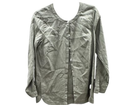 Top Long Sleeve By J. Jill In Green, Size: Xs Hot on Sale