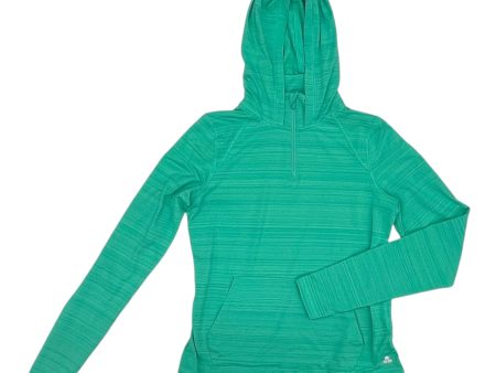 Athletic Top Ls Hoodie By Tek Gear In Green, Size:M For Sale