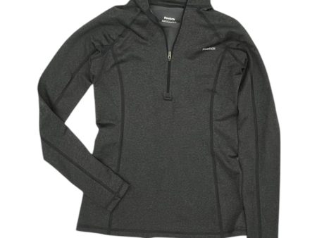 Athletic Top Ls Collar By Reebok In Grey, Size:Xs Sale