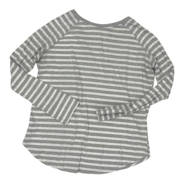 Top Ls By Double Zero In Grey & White, Size:L Supply