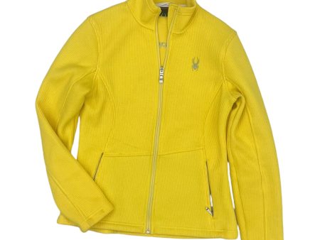 Athletic Jacket By Spyder In Yellow, Size:M Online now