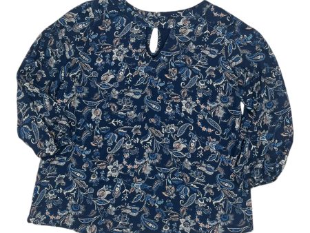 Blouse Ls By Papermoon In Navy, Size:L Online Hot Sale