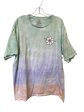 Top Short Sleeve By Clothes Mentor In Tie Dye Print, Size: 3x For Sale