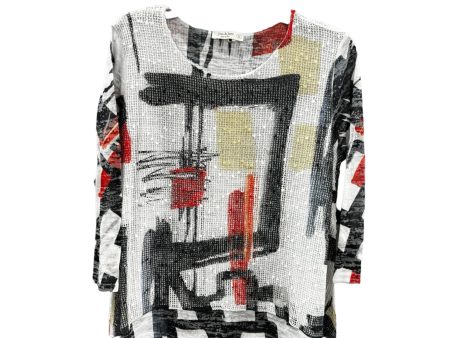 Top Long Sleeve By Jess And Jane In Multi-colored, Size: S For Cheap