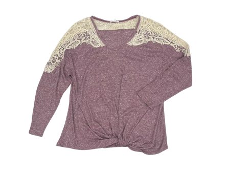 Top Ls By Maurices In Purple, Size:1X Online Hot Sale