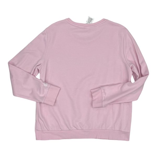 Athletic Sweatshirt Crewneck By Adidas In Pink, Size:Xl Cheap