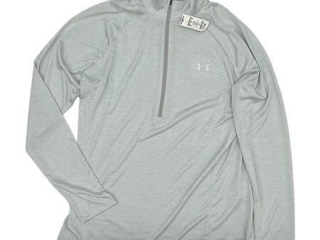 Athletic Top Ls Collar By Under Armour In Grey, Size:Xl Fashion