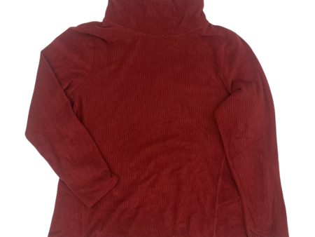 Athletic Top Ls Collar By Free Country In Red, Size:L Online Hot Sale