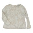 Top Ls By Loft In Cream & White, Size:Lp Supply