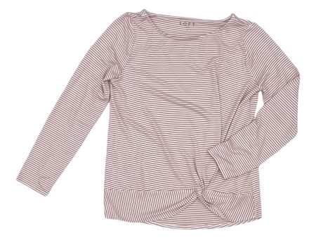 Top Ls By Loft In Pink, Size:L Cheap