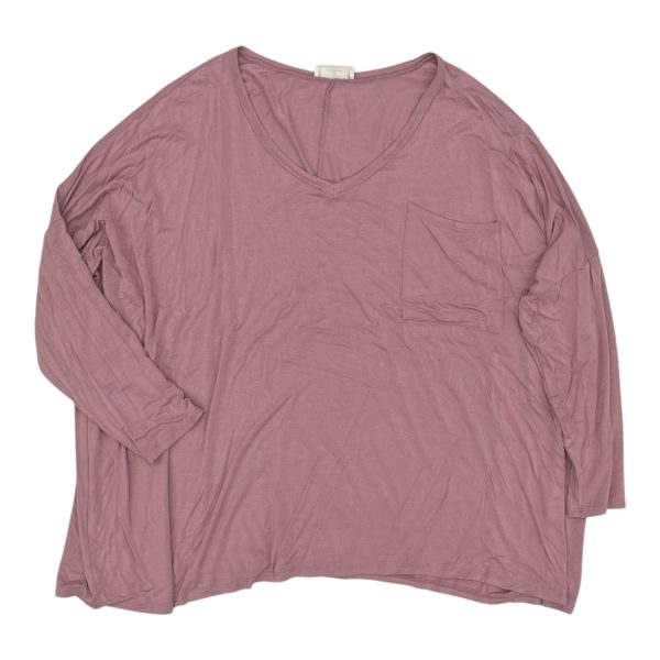 Top Ls By Zenana Outfitters In Pink, Size:1X Online Hot Sale