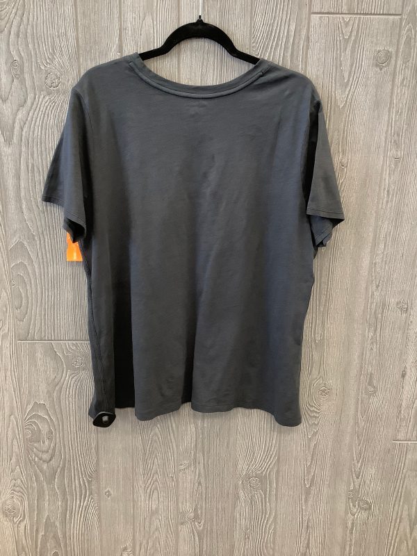 Athletic Top Short Sleeve By Athletica In Grey, Size: 2x Online