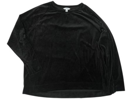 Top Ls By Time And Tru In Black, Size:Xxl Online now