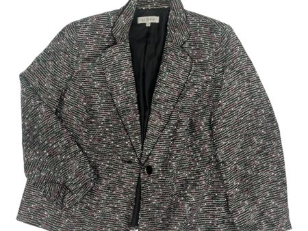 Blazer By Kasper In Black & Green, Size:2X For Sale