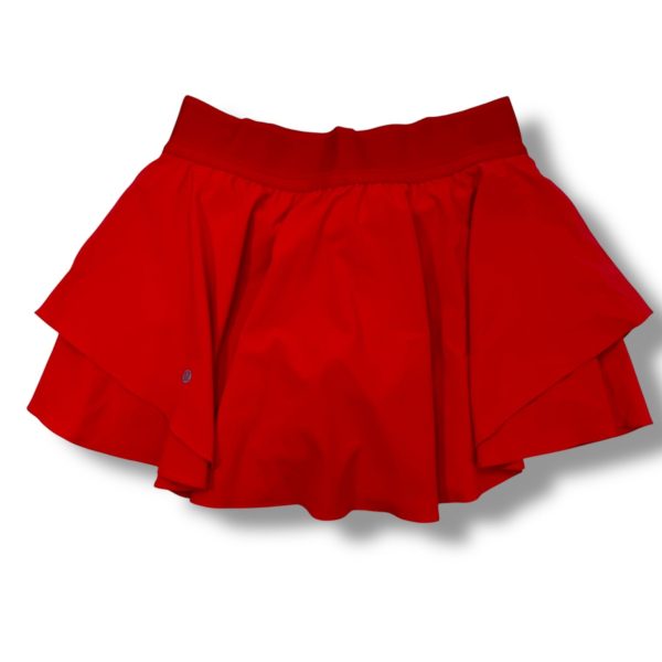 Athletic Skort By Lululemon In Orange, Size: 6 Discount