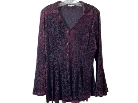 Top Ls By Ultra Pink In Black & Red, Size:L Online Hot Sale