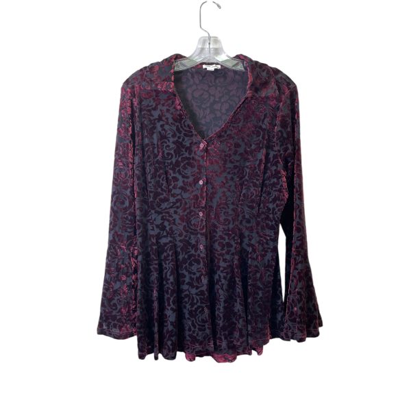 Top Ls By Ultra Pink In Black & Red, Size:L Online Hot Sale