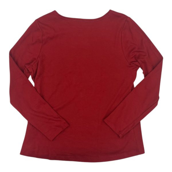 Top Ls By Croft And Barrow In Red, Size:L Cheap