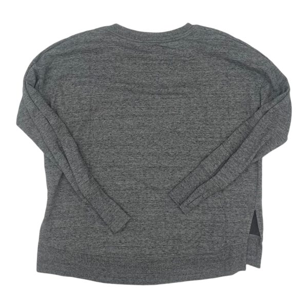 Athletic Sweatshirt Crewneck By Athleta In Grey, Size:L Hot on Sale