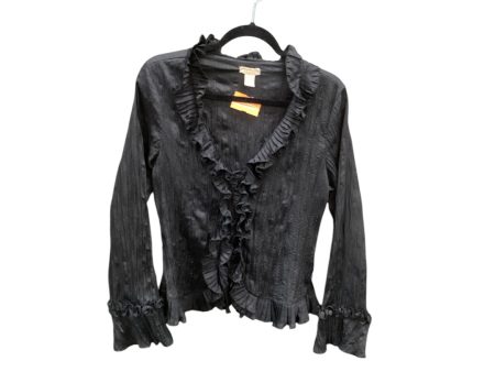 Top Long Sleeve By Clothes Mentor In Black, Size: L Online