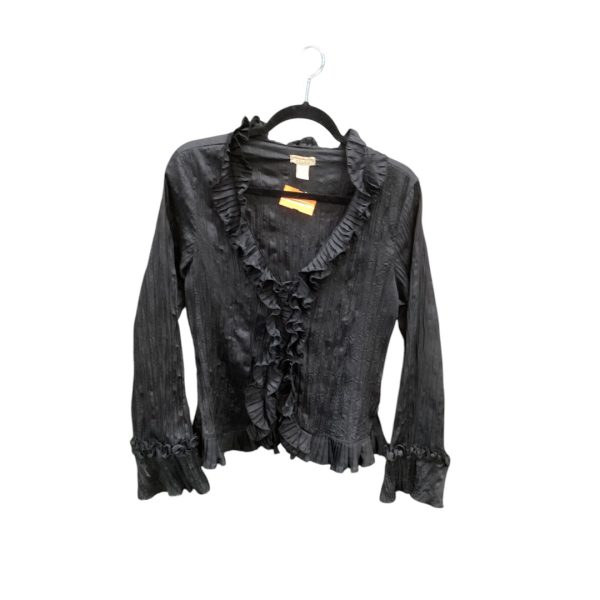 Top Long Sleeve By Clothes Mentor In Black, Size: L Online