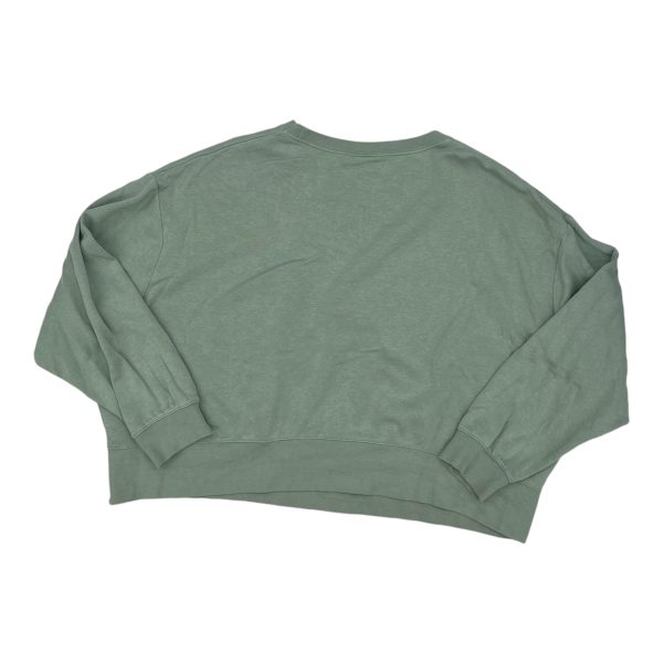 Athletic Top Ls Crewneck By Nike In Green, Size:2X Online Sale