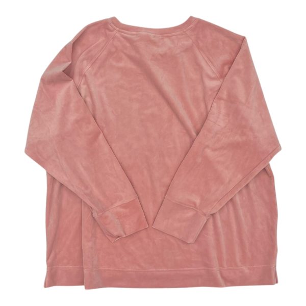 Top Ls By Time And Tru In Pink, Size:Xxl Cheap