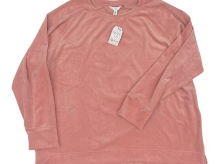 Top Ls By Time And Tru In Pink, Size:Xxl Cheap