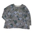 Top Ls By Croft And Barrow In Floral Print, Size:3X Online Sale